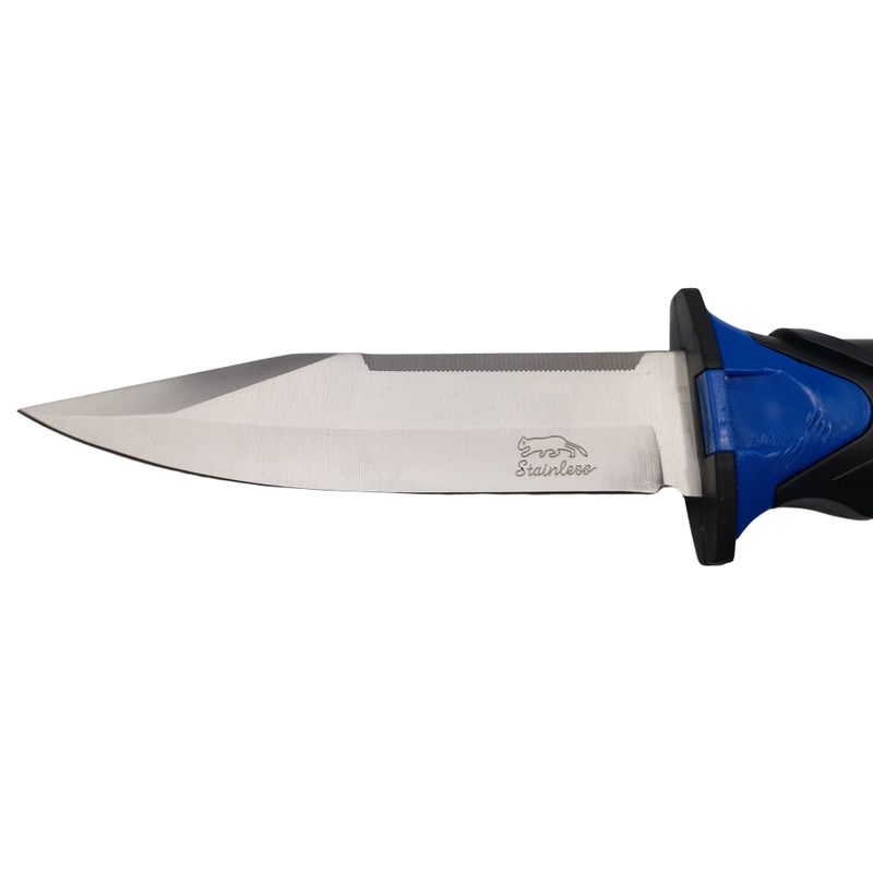 Sport si Outdoor - Camping - Cutite, bricege si accesorii - Cutite si bricege - Cutit de vanatoare IdeallStore®, Survival Blade, otel inoxidabil, 28.5 cm, negru, teaca inclusa - Infinity.ro