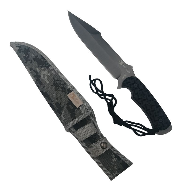 Sport si Outdoor - Camping - Cutite, bricege si accesorii - Cutite si bricege - Cutit de vanatoare, camping, Digital Bowie, 31 cm, husa cadou - Infinity.ro