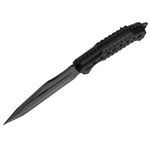 Sport si Outdoor - Camping - Cutite, bricege si accesorii - Cutite si bricege - Cutit de vanatoare IdeallStore®, Survival Avenue, otel inoxidabil, 23 cm, negru - Infinity.ro