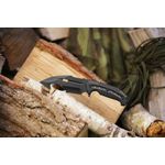 Sport si Outdoor - Camping - Cutite, bricege si accesorii - Cutite si bricege - Cutit de vanatoare IdeallStore®, Survival Avenue, otel inoxidabil, 23 cm, negru - Infinity.ro