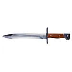 Sport si Outdoor - Camping - Cutite, bricege si accesorii - Cutite si bricege - Cutit tip baioneta IdeallStore, AK-47,camping si vanatoare, 28 cm, husa inclusa - Infinity.ro