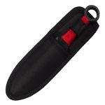 Sport si Outdoor - Camping - Cutite, bricege si accesorii - Cutite si bricege - Set trei cutite de aruncat IdeallStore®, Ninja Way, otel inoxidabil, negru, 17 cm, teaca inclusa - Infinity.ro