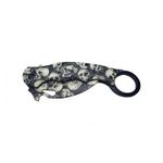 Sport si Outdoor - Camping - Cutite, bricege si accesorii - Cutite si bricege - Briceag de vanatoare IdeallStore®, karambit, Skull-Trooper, 20 cm - Infinity.ro