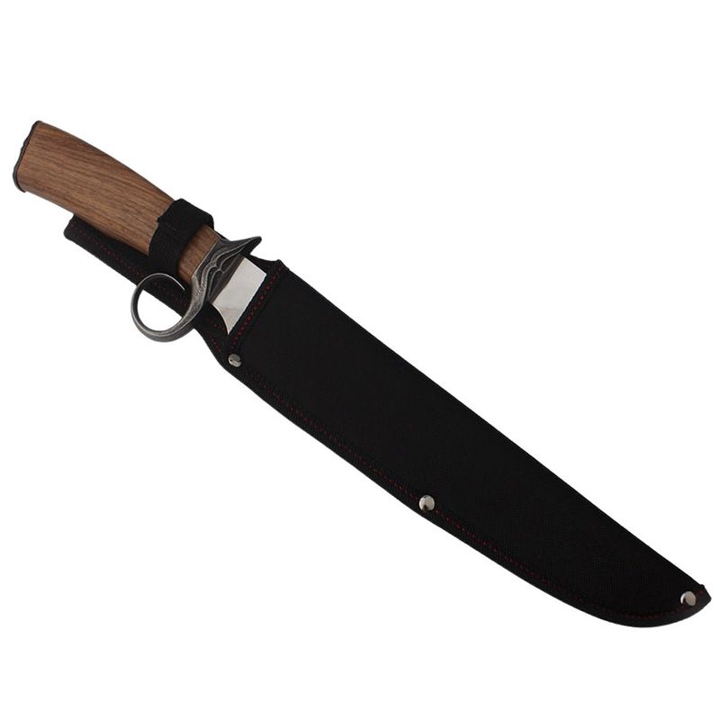 Sport si Outdoor - Camping - Cutite, bricege si accesorii - Cutite si bricege - Cutit de vanatoare IdeallStore®, French Inquisition, 39.5 cm, otel inoxidabil, maro - Infinity.ro