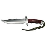 Sport si Outdoor - Camping - Cutite, bricege si accesorii - Cutite si bricege - Cutit de vanatoare, Steel Wolf, 31 cm, argintiu - Infinity.ro