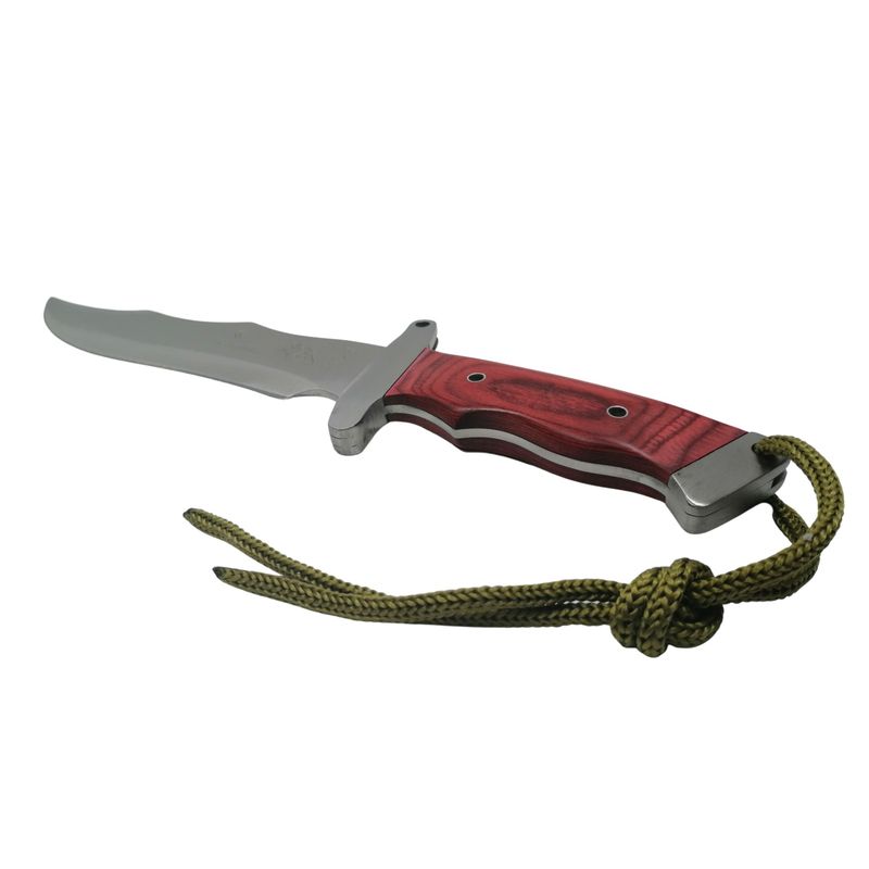 Sport si Outdoor - Camping - Cutite, bricege si accesorii - Cutite si bricege - Cutit de vanatoare, Steel Wolf, 31 cm, argintiu - Infinity.ro