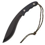 Sport si Outdoor - Camping - Cutite, bricege si accesorii - Cutite si bricege - Cutit tip maceta IdeallStore®, Mini Kukri, negru, 30 cm, teaca inclusa - Infinity.ro