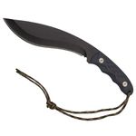 Sport si Outdoor - Camping - Cutite, bricege si accesorii - Cutite si bricege - Cutit tip maceta IdeallStore®, Mini Kukri, negru, 30 cm, teaca inclusa - Infinity.ro