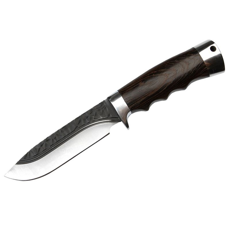 Sport si Outdoor - Camping - Cutite, bricege si accesorii - Cutite si bricege - Cutit de vanatoare IdeallStore®, Bohemian Blade, 23 cm, otel inoxidabil, maro, teaca inclusa - Infinity.ro