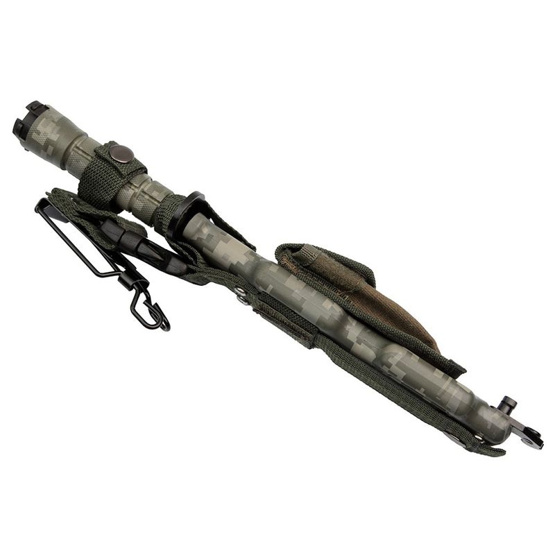 Sport si Outdoor - Camping - Cutite, bricege si accesorii - Cutite si bricege - Cutit de vanatoare IdeallStore®, Jungle Beast, verde, 32.5 cm, teaca inclusa - Infinity.ro