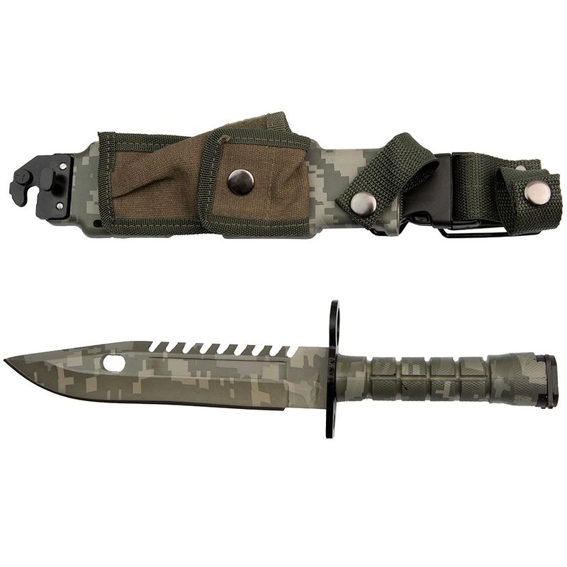 Sport si Outdoor - Camping - Cutite, bricege si accesorii - Cutite si bricege - Cutit de vanatoare IdeallStore®, Jungle Beast, verde, 32.5 cm, teaca inclusa - Infinity.ro