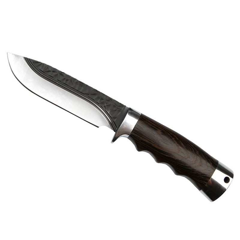 Sport si Outdoor - Camping - Cutite, bricege si accesorii - Cutite si bricege - Cutit de vanatoare IdeallStore®, Bohemian Blade, 23 cm, otel inoxidabil, maro, teaca inclusa - Infinity.ro