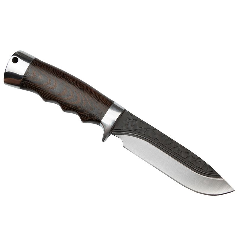 Sport si Outdoor - Camping - Cutite, bricege si accesorii - Cutite si bricege - Cutit de vanatoare IdeallStore®, Bohemian Blade, 23 cm, otel inoxidabil, maro, teaca inclusa - Infinity.ro