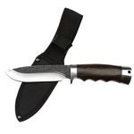 Sport si Outdoor - Camping - Cutite, bricege si accesorii - Cutite si bricege - Cutit de vanatoare IdeallStore®, Bohemian Blade, 23 cm, otel inoxidabil, maro, teaca inclusa - Infinity.ro