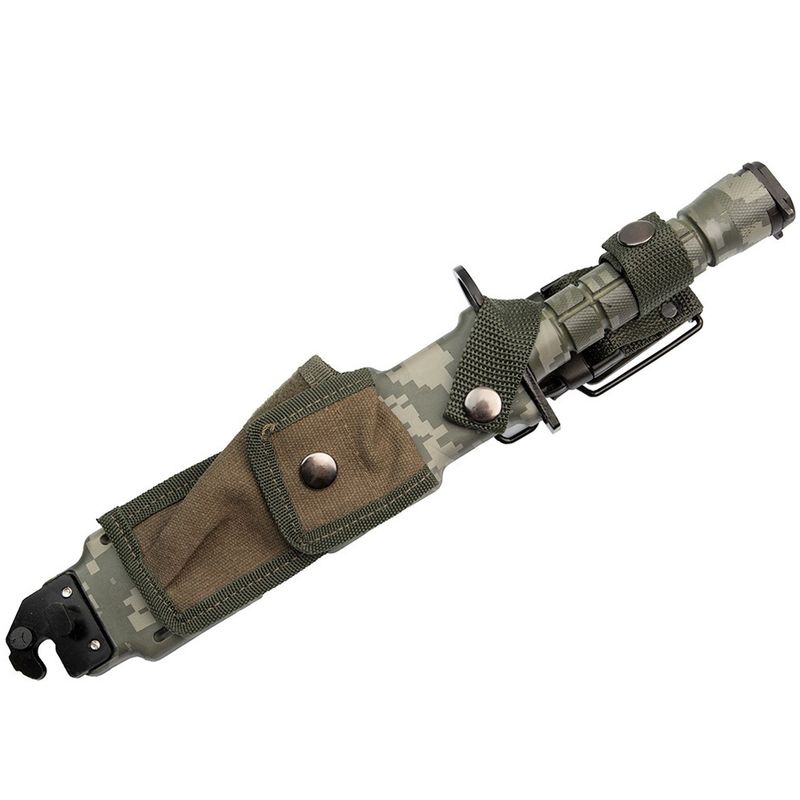 Sport si Outdoor - Camping - Cutite, bricege si accesorii - Cutite si bricege - Cutit de vanatoare IdeallStore®, Jungle Beast, verde, 32.5 cm, teaca inclusa - Infinity.ro