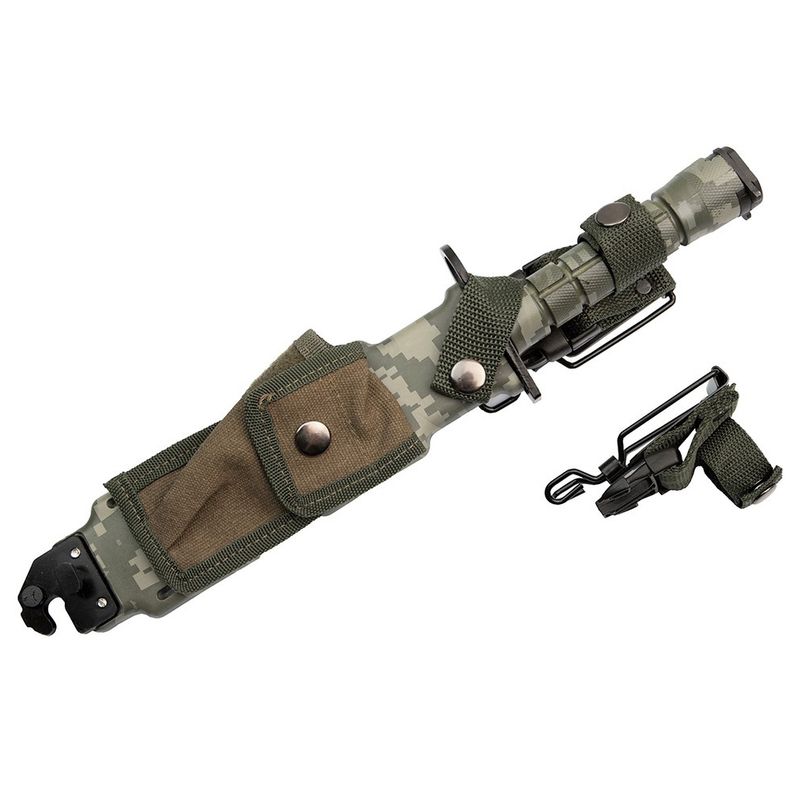 Sport si Outdoor - Camping - Cutite, bricege si accesorii - Cutite si bricege - Cutit de vanatoare IdeallStore®, Jungle Beast, verde, 32.5 cm, teaca inclusa - Infinity.ro