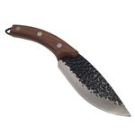 Casa si Gradina - Bucatarie si vesela - Vesela si tacamuri - Cutite si seturi de cutite - Cutit de bucatarie IdeallStore®, Japan Vibe, model japonez, lucrat manual, otel, maner lemn, 24.5 cm, maro - Infinity.ro