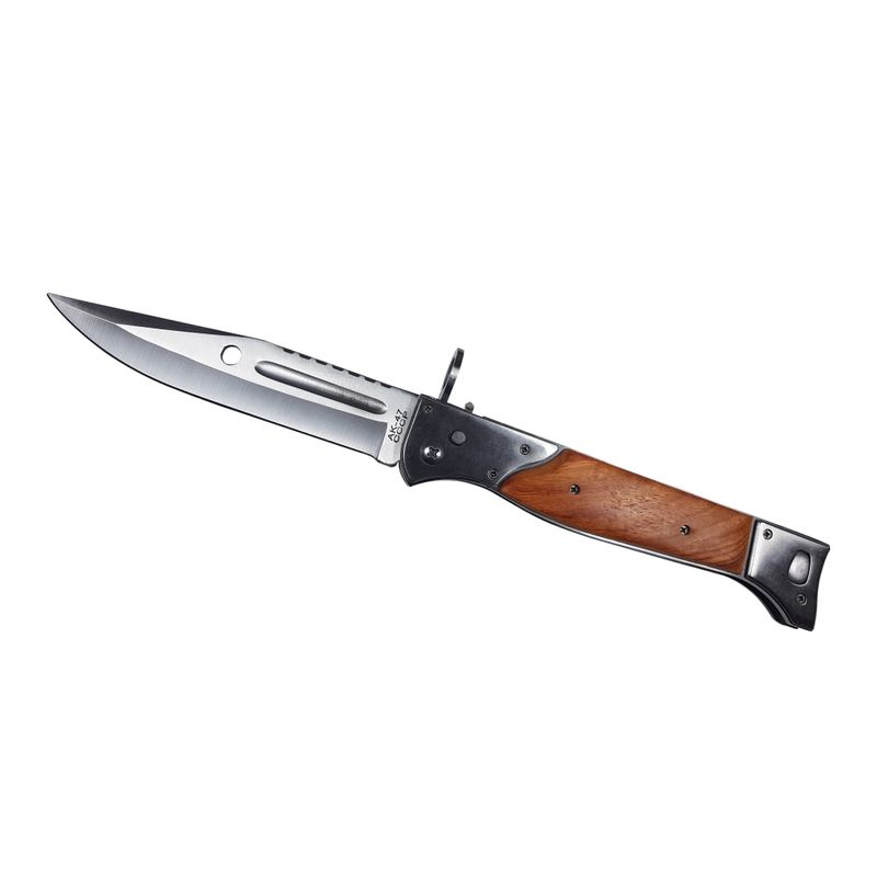 Sport si Outdoor - Camping - Cutite, bricege si accesorii - Cutite si bricege - Set 2 cutite vanatoare, cadou briceag automatic AK-47 - Infinity.ro