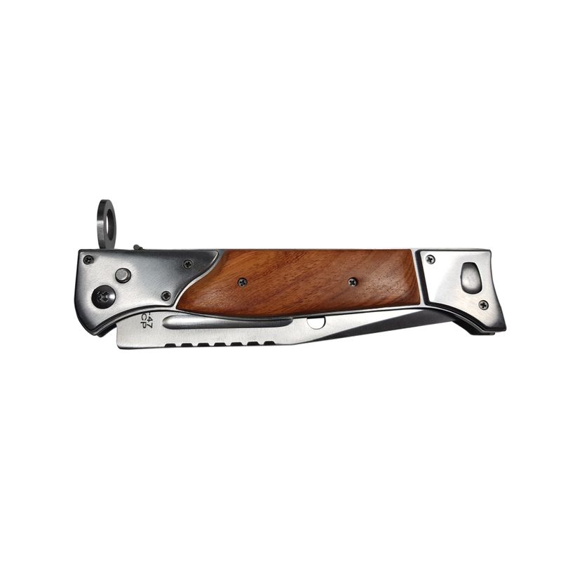 Sport si Outdoor - Camping - Cutite, bricege si accesorii - Cutite si bricege - Set 2 cutite vanatoare, cadou briceag automatic AK-47 - Infinity.ro