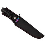 Sport si Outdoor - Camping - Cutite, bricege si accesorii - Cutite si bricege - Cutit de vanatoare IdeallStore®, Rainbow Rambo, 32.5 cm, multicolor, teaca inclusa - Infinity.ro