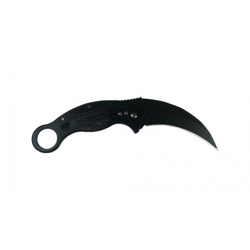 Sport si Outdoor/Camping/Cutite, bricege si accesorii/Cutite si bricege - Cutit Karambit cu prindere curea 17 cm - Infinity.ro