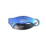 Sport si Outdoor/Camping/Cutite, bricege si accesorii/Cutite si bricege - Cutit Karambit cu prindere curea 17 cm - Infinity.ro