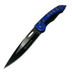 Sport si Outdoor - Camping - Cutite, bricege si accesorii - Cutite si bricege - Cutit de buzunar, Stainless Path, otel inoxidabil, albastru, 22 cm - Infinity.ro