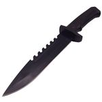 Sport si Outdoor - Camping - Cutite, bricege si accesorii - Cutite si bricege - Cutit de vanatoare IdeallStore®, Hunting Etiquette, 29 cm, otel inoxidabil, negru - Infinity.ro