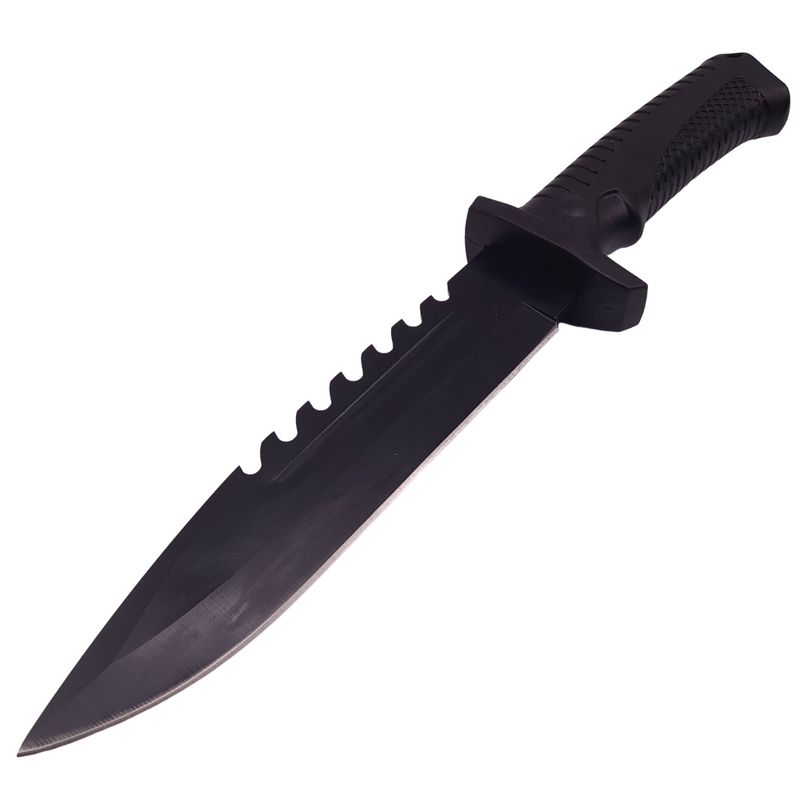 Sport si Outdoor - Camping - Cutite, bricege si accesorii - Cutite si bricege - Cutit de vanatoare IdeallStore®, Hunting Etiquette, 29 cm, otel inoxidabil, negru - Infinity.ro