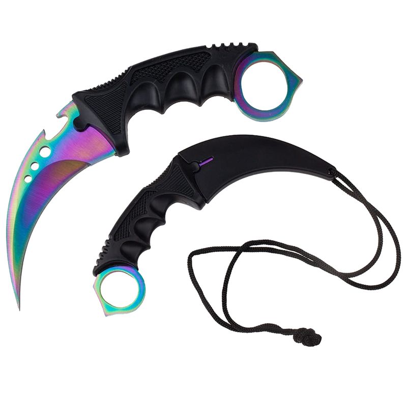 Sport si Outdoor - Camping - Cutite, bricege si accesorii - Cutite si bricege - Cutit de vanatoare IdeallStore, Fade Break, 19 cm, otel, multicolor - Infinity.ro