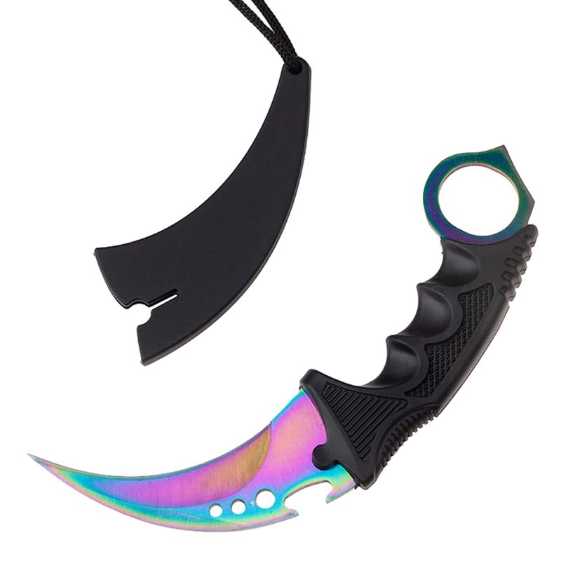 Sport si Outdoor - Camping - Cutite, bricege si accesorii - Cutite si bricege - Cutit de vanatoare IdeallStore, Fade Break, 19 cm, otel, multicolor - Infinity.ro