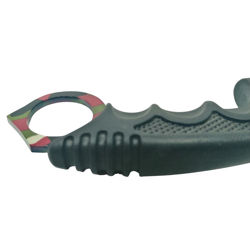 Sport si Outdoor - Camping - Cutite, bricege si accesorii - Cutite si bricege - Cutit-Karambit, Comando Blade, 18.5 cm, camuflaj - Infinity.ro