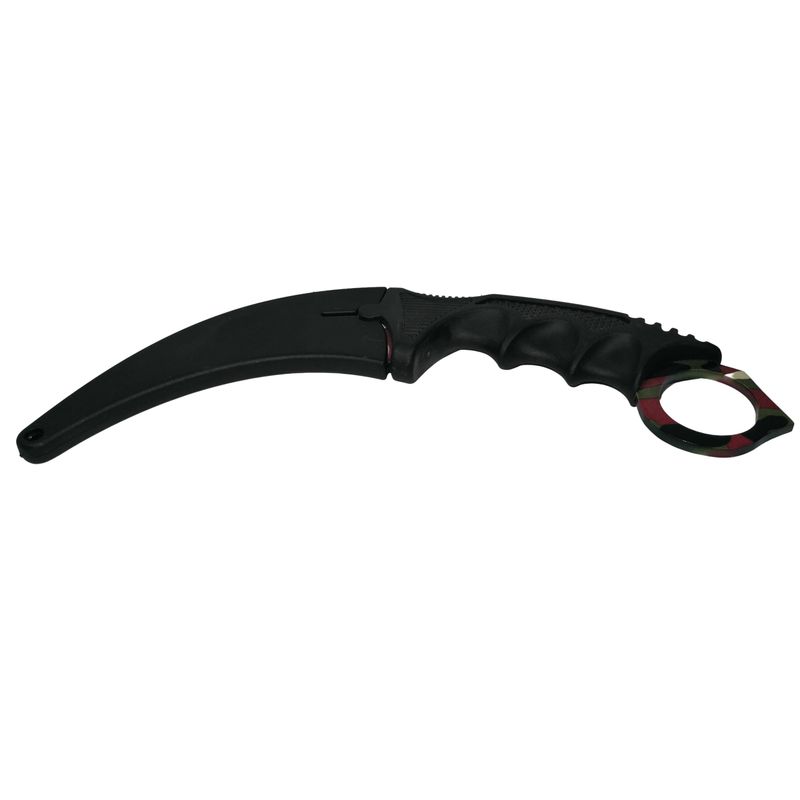 Sport si Outdoor - Camping - Cutite, bricege si accesorii - Cutite si bricege - Cutit-Karambit, Comando Blade, 18.5 cm, camuflaj - Infinity.ro