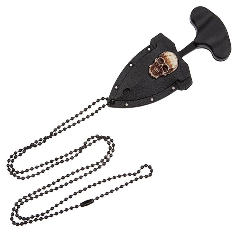 Sport si Outdoor - Camping - Cutite, bricege si accesorii - Cutite si bricege - Cutit tactic de camping IdeallStore®, Death Valley, 8 cm, negru, teaca inclusa - Infinity.ro