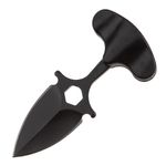 Sport si Outdoor - Camping - Cutite, bricege si accesorii - Cutite si bricege - Cutit tactic de camping IdeallStore®, Death Valley, 8 cm, negru, teaca inclusa - Infinity.ro