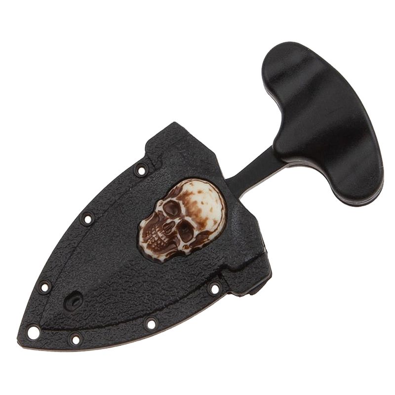 Sport si Outdoor - Camping - Cutite, bricege si accesorii - Cutite si bricege - Cutit tactic de camping IdeallStore®, Death Valley, 8 cm, negru, teaca inclusa - Infinity.ro