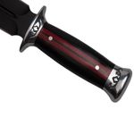 Sport si Outdoor - Camping - Cutite, bricege si accesorii - Cutite si bricege - Cutit de vanatoare IdeallStore®, Widow Blade, 30 cm, negru, teaca inclusa - Infinity.ro