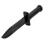 Sport si Outdoor - Camping - Cutite, bricege si accesorii - Cutite si bricege - Cutit de vanatoare IdeallStore®, Jungle Specialist, 31 cm, negru, teaca inclusa - Infinity.ro