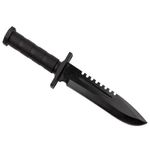 Sport si Outdoor - Camping - Cutite, bricege si accesorii - Cutite si bricege - Cutit de vanatoare IdeallStore®, Jungle Specialist, 31 cm, negru, teaca inclusa - Infinity.ro