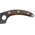 Casa si Gradina - Bucatarie si vesela - Vesela si tacamuri - Cutite si seturi de cutite - Set doua cutite macelarie IdeallStore®, lucrate manual, Shuryo Blade, 27.5 cm, maro, teaca piele naturala - Infinity.ro