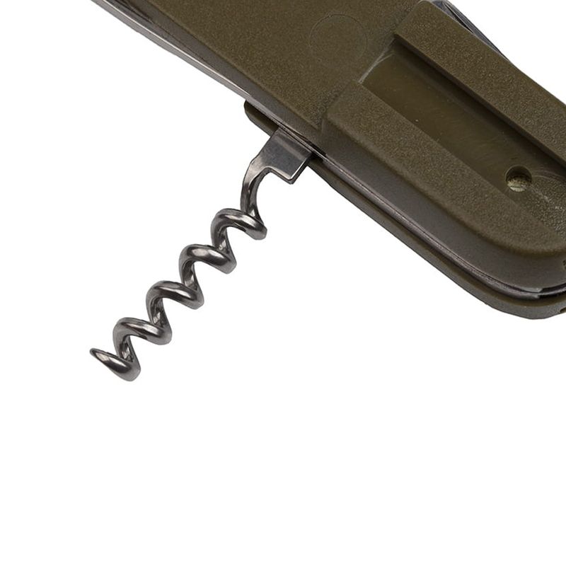 Sport si Outdoor - Camping - Cutite, bricege si accesorii - Cutite si bricege - Briceag multifunctional IdeallStore®, Special Outdoor, otel inoxidabil, 7 functii, kaki, 16 cm, husa inclusa - Infinity.ro