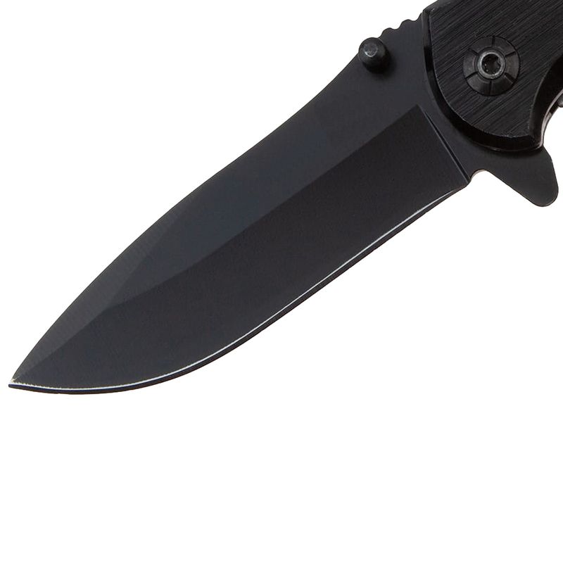 Sport si Outdoor - Camping - Cutite, bricege si accesorii - Cutite si bricege - Briceag de vanatoare IdeallStore®, Firefighter Department, 21 cm, otel inoxidabil, negru - Infinity.ro