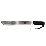 Sport si Outdoor - Camping - Cutite, bricege si accesorii - Cutite si bricege - Maceta de vanatoare IdeallStore®, Eagle Knife, 49.5 cm, otel inoxidabil, argintiu, teaca inclusa - Infinity.ro