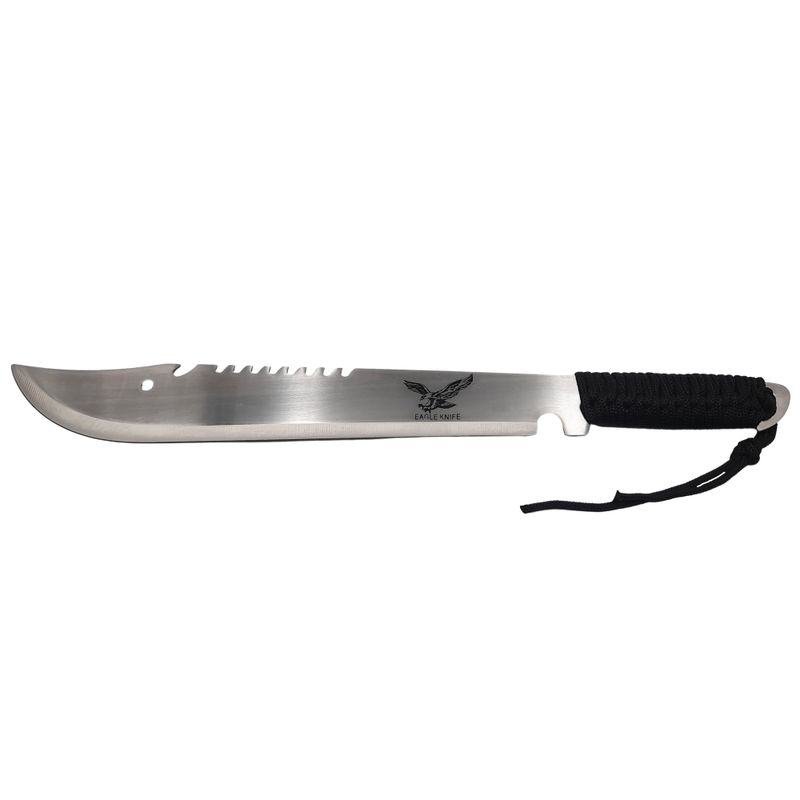 Sport si Outdoor - Camping - Cutite, bricege si accesorii - Cutite si bricege - Maceta de vanatoare IdeallStore®, Eagle Knife, 49.5 cm, otel inoxidabil, argintiu, teaca inclusa - Infinity.ro