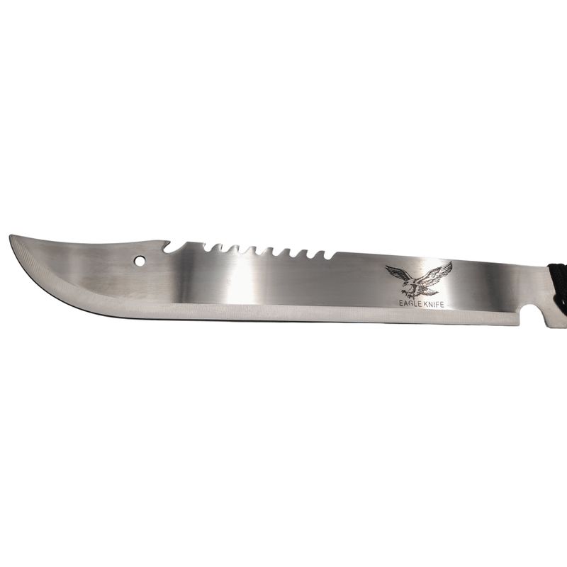Sport si Outdoor - Camping - Cutite, bricege si accesorii - Cutite si bricege - Maceta de vanatoare IdeallStore®, Eagle Knife, 49.5 cm, otel inoxidabil, argintiu, teaca inclusa - Infinity.ro