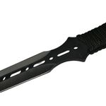 Sport si Outdoor - Camping - Cutite, bricege si accesorii - Cutite si bricege - Set doua sabii de vanatoare IdeallStore®, Red Ronin si Dao Blade, otel inoxidabil, negru, teaca inclusa - Infinity.ro