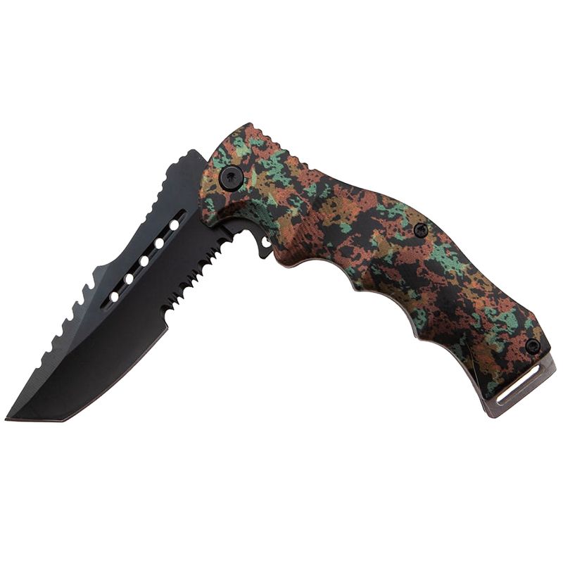 Sport si Outdoor - Camping - Cutite, bricege si accesorii - Cutite si bricege - Briceag de vanatoare IdeallStore®, Military Press, 21.5 cm, otel inoxidabil, multicolor - Infinity.ro