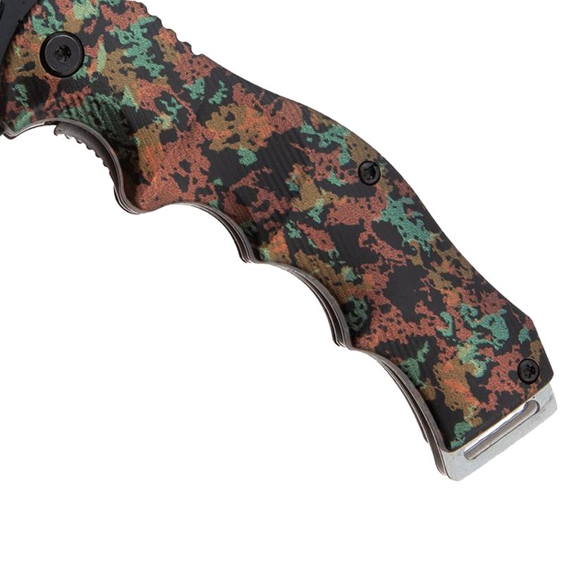 Sport si Outdoor - Camping - Cutite, bricege si accesorii - Cutite si bricege - Briceag de vanatoare IdeallStore®, Military Press, 21.5 cm, otel inoxidabil, multicolor - Infinity.ro