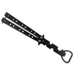Sport si Outdoor - Camping - Cutite, bricege si accesorii - Cutite si bricege - Briceag antrenament IdeallStore®, Party Opener, deschizator capace, otel inoxidabil, 22.5 cm, negru - Infinity.ro