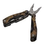 Sport si Outdoor - Camping - Cutite, bricege si accesorii - Unelte multifunctionale - Cleste multifunctional IdeallStore®, Survival Gear, otel inoxidabil, 10 functii, 22 cm, camuflaj, husa inclusa - Infinity.ro